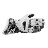 Guantes Alpinestars De Piel Gp Pro Bco/bgo Moteros