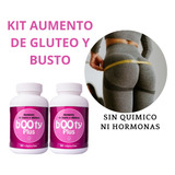 Cápsulas Booty Plus Kit De Aumento De Busto Y Glúteos