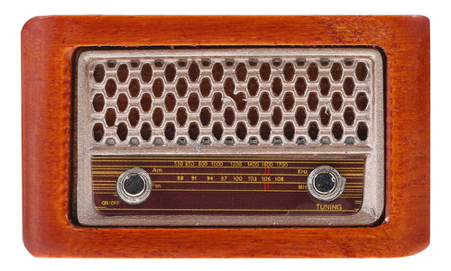 Rádio Retrô Em Miniatura Para Uso Doméstico