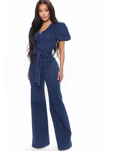 Jumpsuit De Mezclilla Curvy 