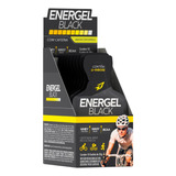 Gel Energel Black Cx 10 Sachês - Bodyaction Sabor Abacaxi Com Hortelã