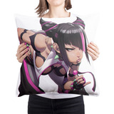 Cojin Almohada Juri Street Fighter Sexy Paleta Arte Gamer