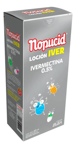 Nopucid Iver Loción Spray 60ml  Ivermectina 0.5%