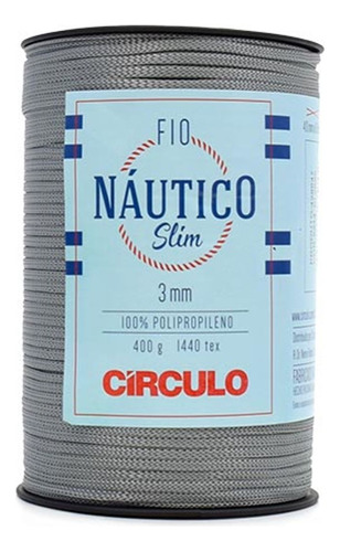 Fio Náutico Slim Círculo 3mm - 400g Com 278 Metros