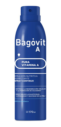 Bagóvit A Emulsión Nutritiva Humectante Spray Continuo