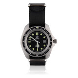 Reloj De Buceo-diver-militar-quartz Cooper Submaster+malla 