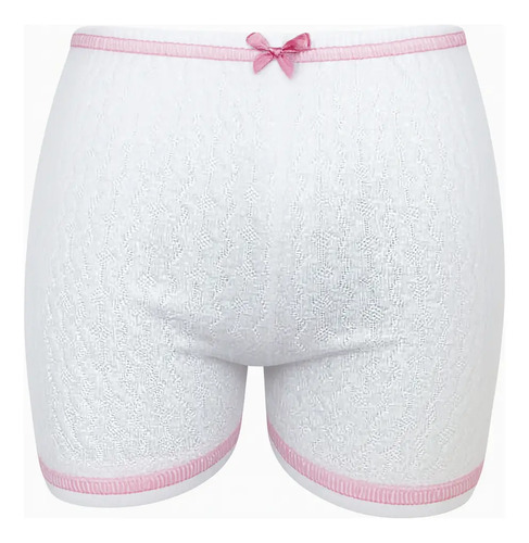 6piezas Blumer Blanco Rombo  Algodon Para Niña Talla 14, 16  | MercadoLibre