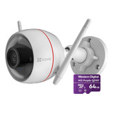 Camara Wifi Ezviz 4mp 2k Exterior Audio Sirena Memoria 64gb