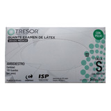 Guante Latex Tresor Talla S Caja X 100 Un. Certificación Isp