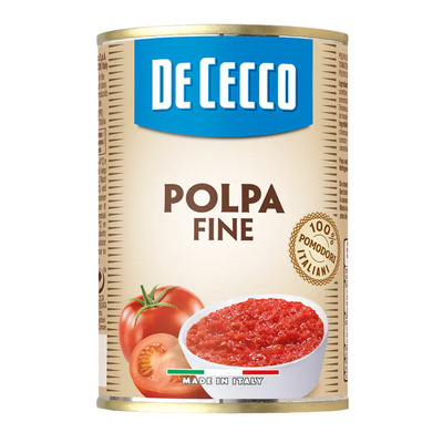 Lata De Tomate Italiano De Cecco Polpa Fina 400 Gr. Origen Italia | MercadoLibre