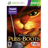 Jogo Xbox 360 Gato De Botas Kinect Físico Original
