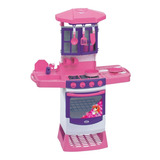 Cozinha Infantil Completa Pia Fogão Forno Armário Magic Toys