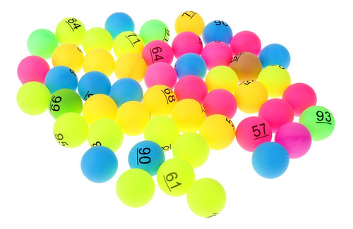 Pelotas De Ping Pong De Varios Colores Número 51-100