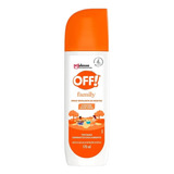 Repelente Off Family Spray Com Aloe Vera 170ml