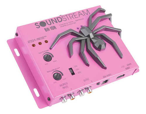 Epicentro Restaurador De Bajos Soundstream Bx-10r Color Rosa