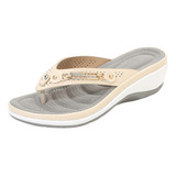 1 Sandalias Ortopédicas Beach Wedges Con Soporte Para Arco