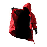 Cazadora Abrigo Impermeable Techwear Larga Doble Vista