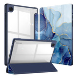  Funda Para Galaxy Tab A9 Plus 2023 Smart Marmol Azul