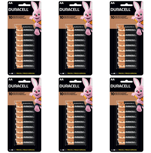 Pilha Duracell Alcalina Aa ( Pequena ) Caixa Com 96 Pilhas