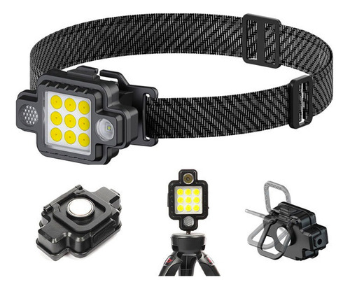 Linterna Led De Trabajo Magnética Headlight Lampara Cabeza