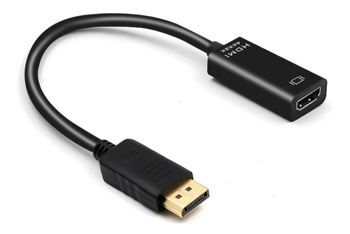 Cable Genérica Displayport A Hdmi Con Entrada Displayport Salida Hdmi