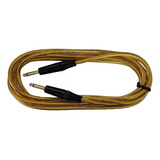 Cable Tela Plug - Plug 3m Warwick Rcl 30203 Dorado Mallado