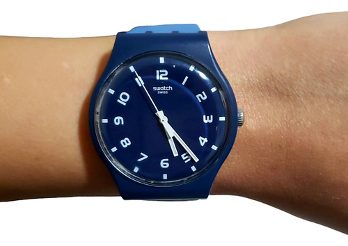Reloj Pulsera Swatch Unisex Azul Suizo