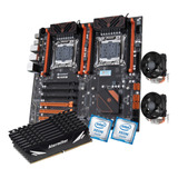 Kit Servidor Dual Xeon X99 F8d Plus E5 2680 V4 256gb Cooler