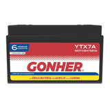 Bateria De Moto Ytx7a Gonher Agm Italika Tc250 250cc Tx7a-bs