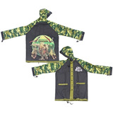 Piloto Impermeable Lluvia Jurassic World Talle S 3-4 Años