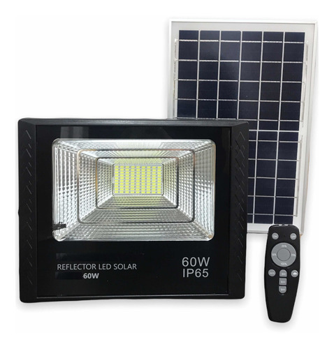 Reflector Led 60w Solar Uso Exterior Alta Pot Envío Gratis