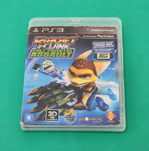 Jogo Ratchet Clank Full Frontal Assault Ps3 Original Físico