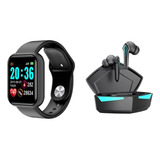 Reloj Inalambrico Smartwatch D20 Pro + Auriculares Gamer P30