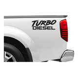 Calcas Sticker Turbo Diesel Para Autos Batea Pick Up Suv