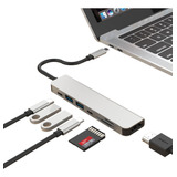 Hub Adaptador Usb Tipo C 7 Em 1 Com Hdmi P/ Macbook Pro/ Air