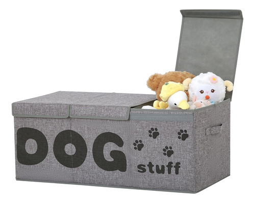 Qozary Caja De Almacenamiento De Juguetes Para Perros  Cont