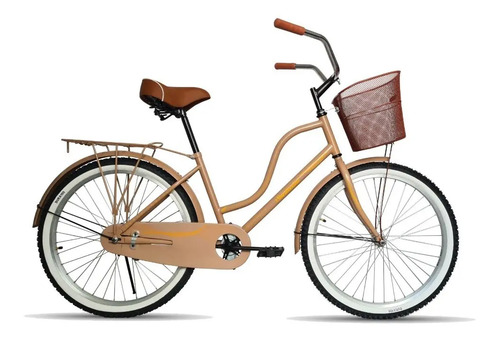 Bicicleta Urbana Retro Santorini Equipada Rodada 24