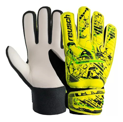 Guantes Reusch Attrakt Starter Amarillo Negro Niño