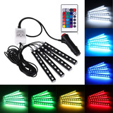 Kit Tira Luces Led Tunning Auto Ambilight Rgb Neon + Control