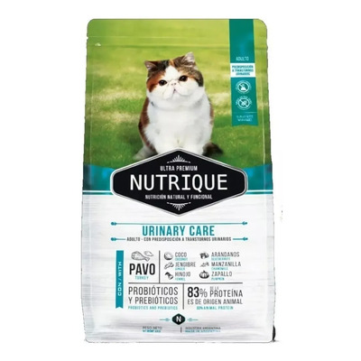 Alimento Nutrique Ultra Premium Urinary Care para gato sabor mix en bolsa de 7.5kg | Mismo precio en cuotas