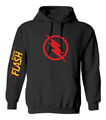 Sudadera Modelo 2 Reverse Flash Estampado En Reflejante