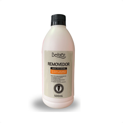 Removedor Esmalte Remove Alongamento De Unhas  500ml