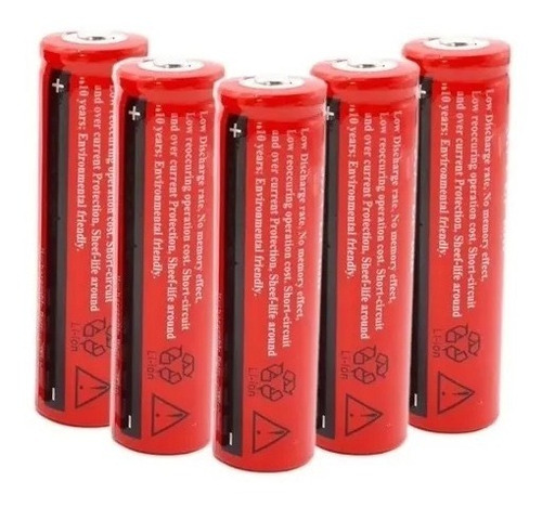 Pack 10 Pilas Baterías 18650 Recargable 8800mah - 3.7v