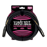 Cable Ernie Ball Xlr Canon 6 Metros Micrófono