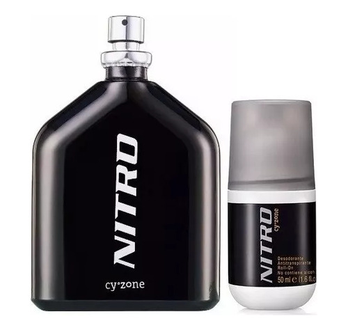 Perfume Nitro  De Cyzone 100ml.+ Desodorante Rollon