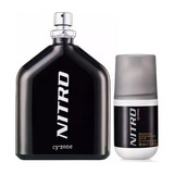 Perfume Nitro  De Cyzone 100ml.+ Desodorante Rollon