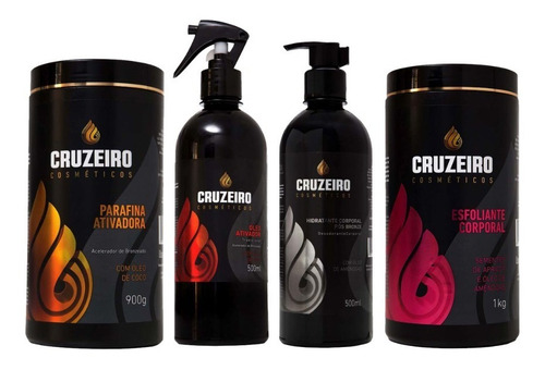 Parafina Ativadora Cruzeiro Óleo Esfoliante E Pós Bronze Fit