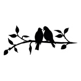 Golondrinas Comunes (pájaros Del Amor) Arte De Árbol De Meta