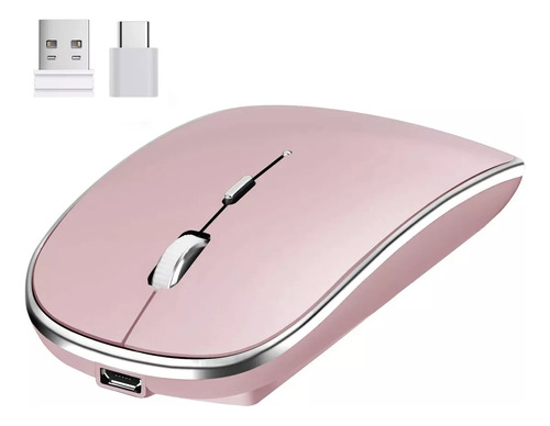 Mouse Inalámbrico Usb Y Mouse Inalámbrico Recargable Tipo C