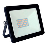 Reflector Proyector Aluminio Led 20w Luz Calida